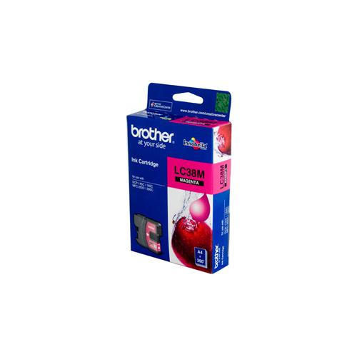 Brother LC-38M Magenta Ink Cartridge - 260 pages