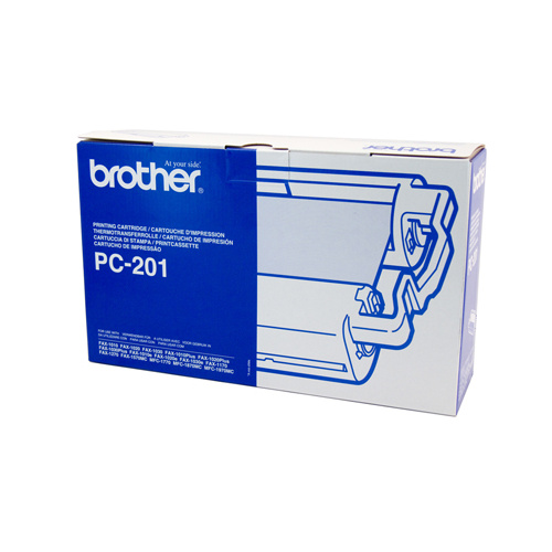 Brother PC-201 Print Cartridge + 1 roll - 450 pages 