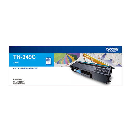 Brother TN-349 Cyan Toner Cartridge - 6000 pages