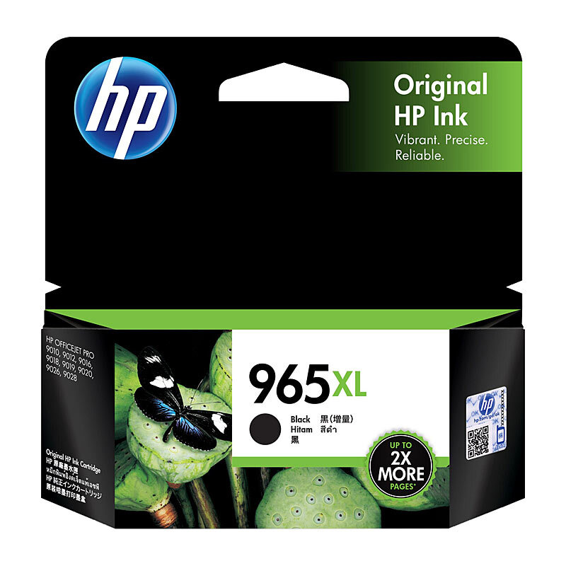 HP #965XL Black Ink Cartridge - 2000 pages