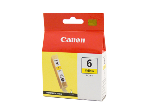 Canon BCI-6Y Yellow Ink Tank - 100 pages
