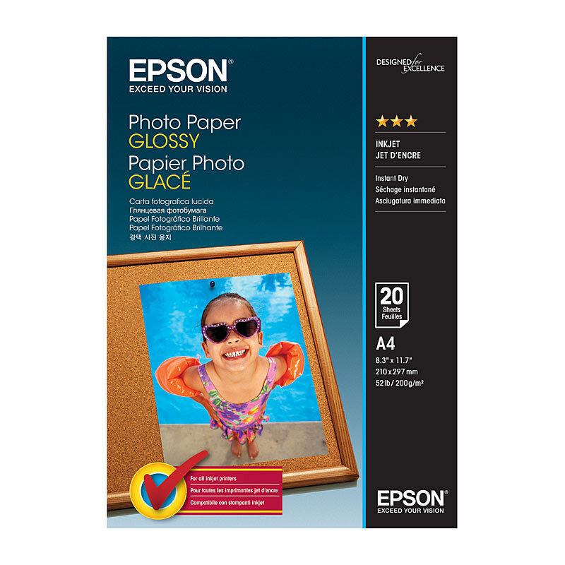 Epson S042538 Glossy P/Paper - 20 sheets A4 200gsm