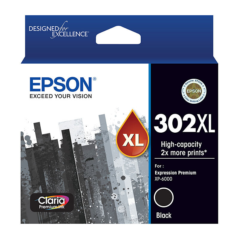 Epson 302 XL Black Ink Cartridge