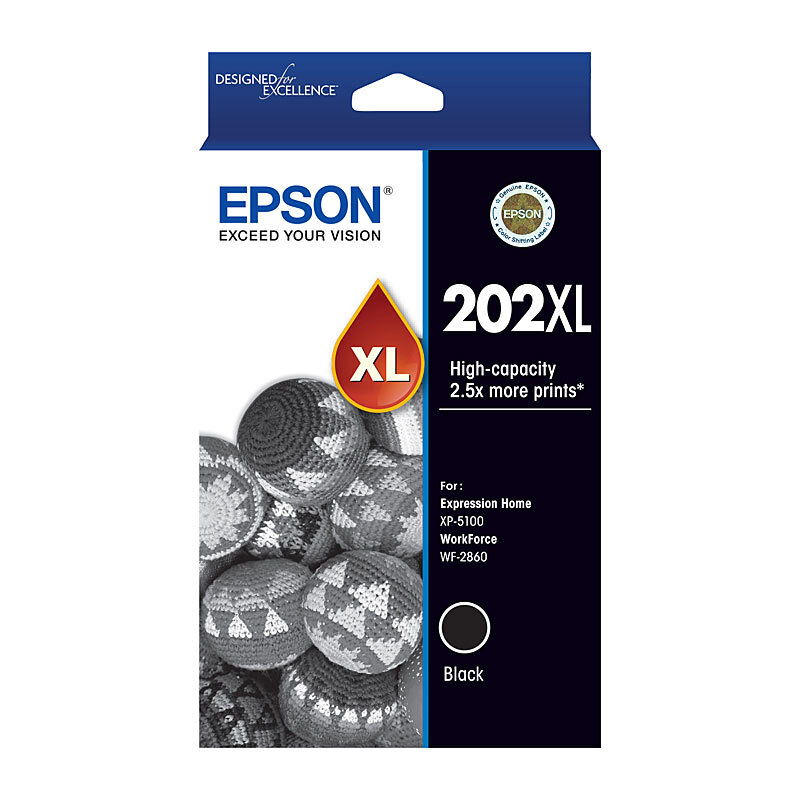 Epson 202 XL Black Ink Cartridge