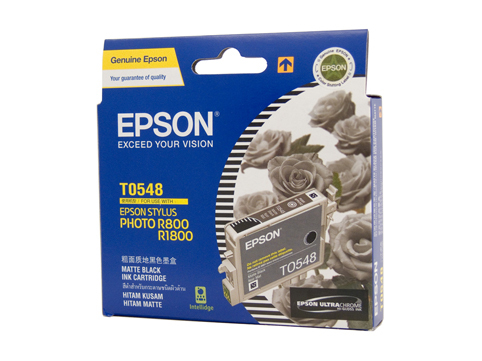 Epson T0548 Matte Black Ink Cartridge - 550 pages