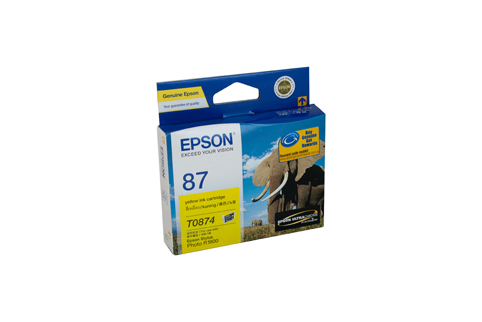 Epson T0874 Yellow Ink Cartridge - 915 pages
