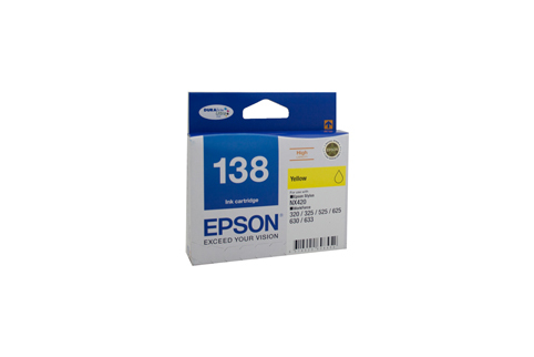 Epson T1384 (138) H/Y Yellow Ink Cartridge - 420 pages