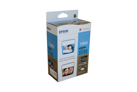 Epson T585 Photo Ink Cartridge & Paper Pack - 150 sheets