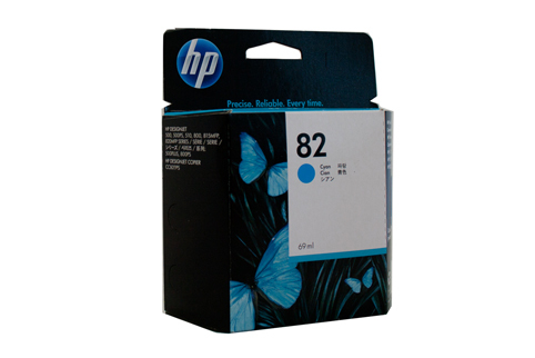 HP #82 Cyan Ink Cartridge - 3200 pages