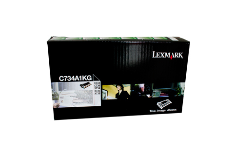 Lexmark C734 Black Toner Cartridge - 8000 pages