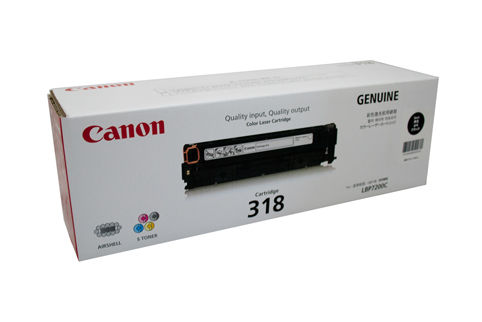 Canon CART318 Black Toner - 3100 Pages