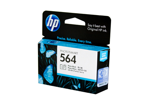 HP #564 Photo Black Ink Cartridge - 130 pages 4 x 6