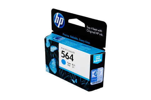 HP #564 Cyan Ink Cartridge - 300 pages