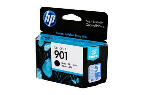 HP #901 Black Ink Cartridge - 200 pages