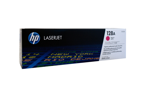 HP #128A Magenta Toner Cartridge - 1300 pages 