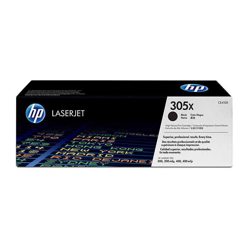 HP #305X Black Toner Cartridge XL - 4000 pages 