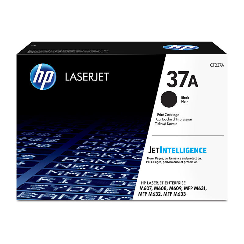 HP #37A Black Toner Cartridge - 11000 pages