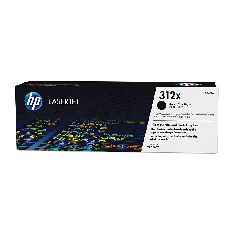 HP #312X Black Toner Cartridge - 4400 pages