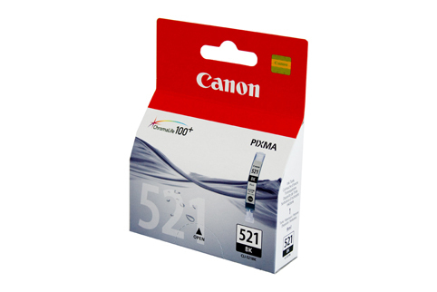Canon CLI-521BK Black Ink Tank - 1250 pages