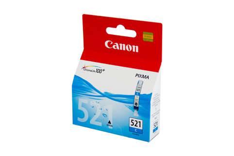 Canon CLI-521C Cyan Ink Tank - 448 pages