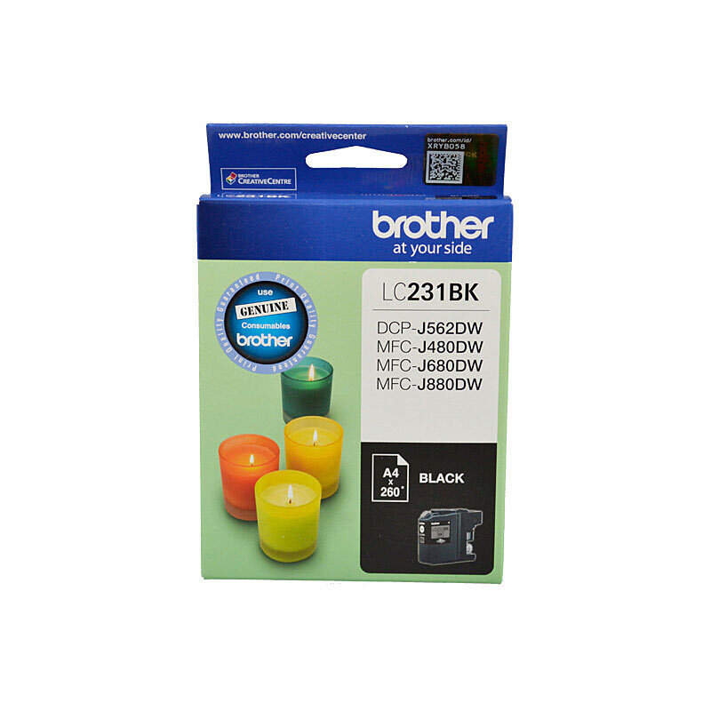 Brother LC-231 Black Ink Cartridge - Up to 260 pages