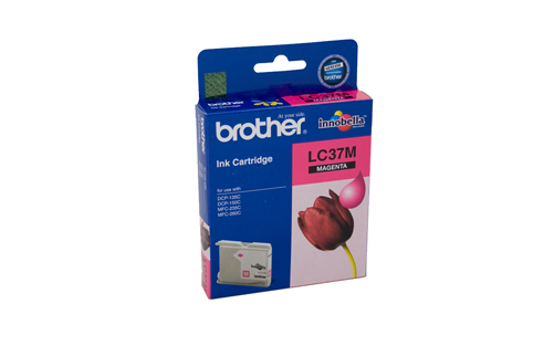Brother LC-37M Magenta Ink Cartridge - 300 pages 