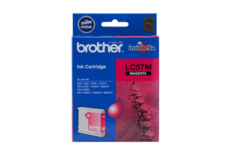 Brother LC-57M Magenta Ink Cartridge - up to 400 pages