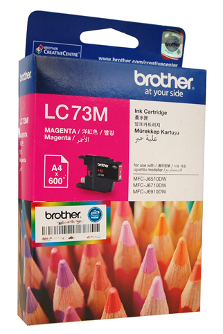 Brother LC-73 Magenta Ink Cartridge - 600 pages 