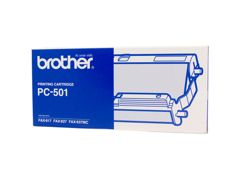 Brother PC-501 Print Cartridge + 1 roll