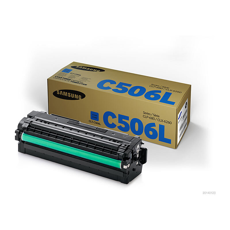 Samsung CLP680 / CLX6260 Cyan Toner Cartridge - 3500 pages