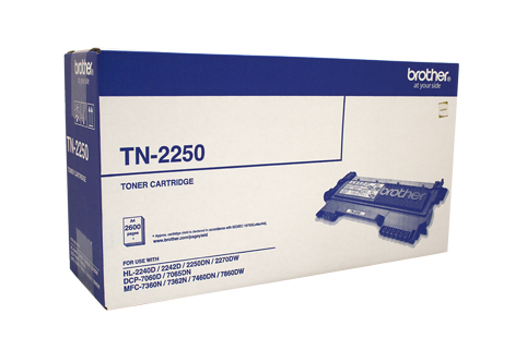 Brother TN-2250 Toner Cartridge - 2600 pages 