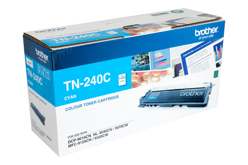 Brother TN-240 Cyan Toner Cartridge - 1400 pages