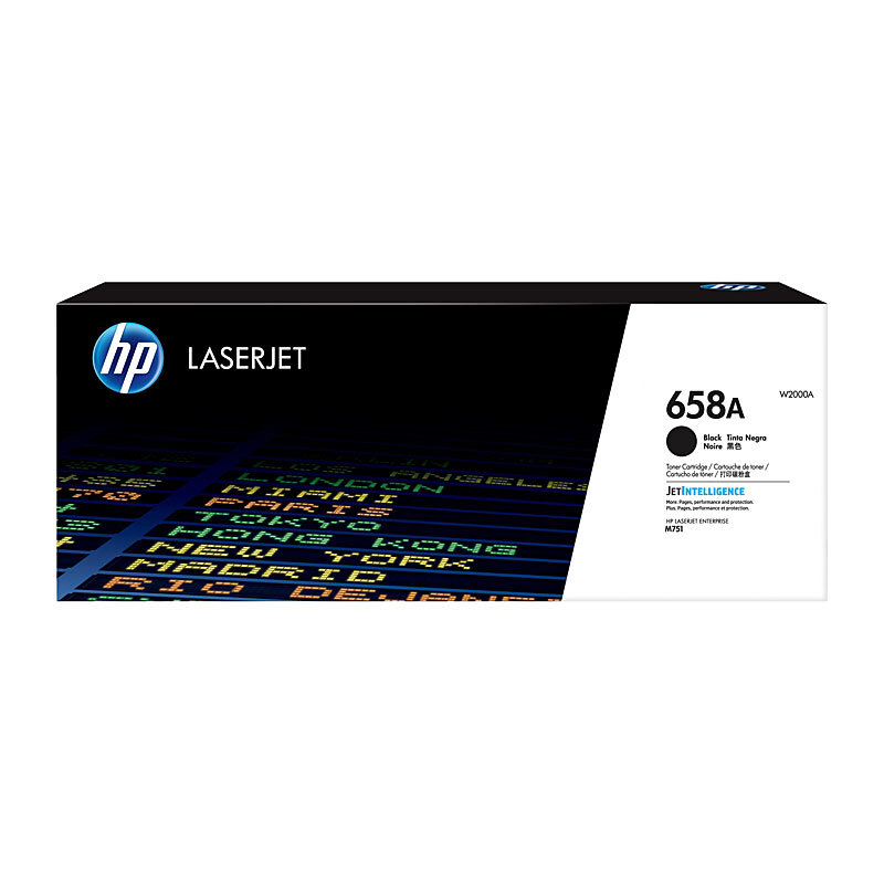 HP #658A Black Toner Cartridge W2000A - 7000 pages