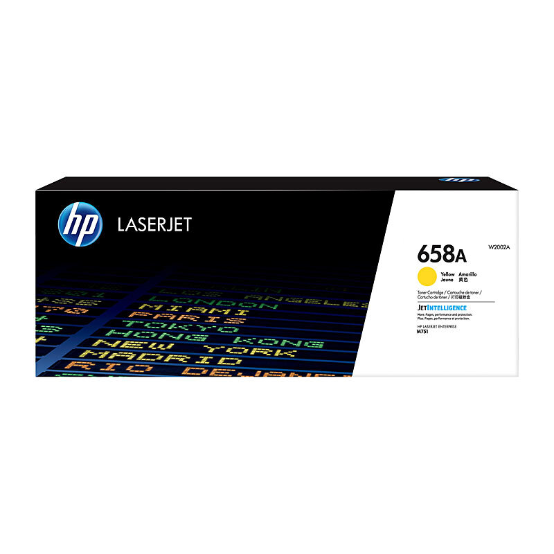 HP #658A Yellow Toner Cartridge W2002A - 6000 pages