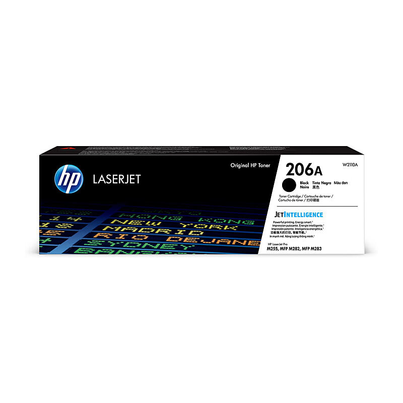 HP #206A Black Toner Cartridge W2110A - 1350 pages