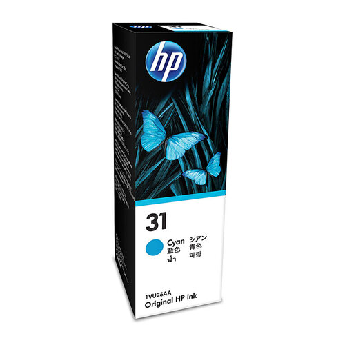HP #31 Cyan Ink Bottle 1VU26AA