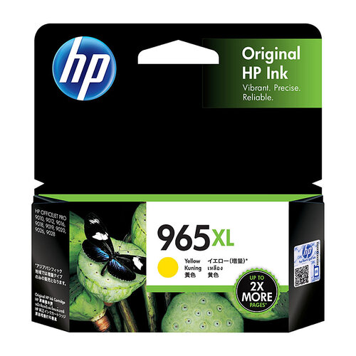 HP #965XL Yellow Ink Cartridge - 1600 pages