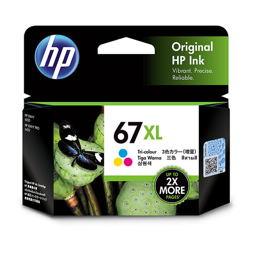 HP #67XL Tri Colour Ink 3YM58AA - 200 pages