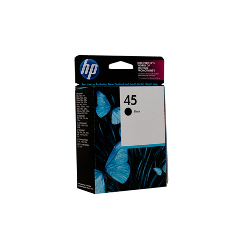 HP #45 Black Ink Cartridge - 42ml - 883 pages