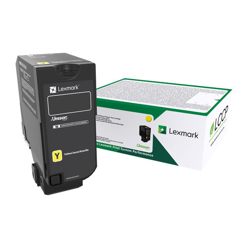 Lexmark 74C60Y0 Yellow Toner Cartridge - 3000 pages