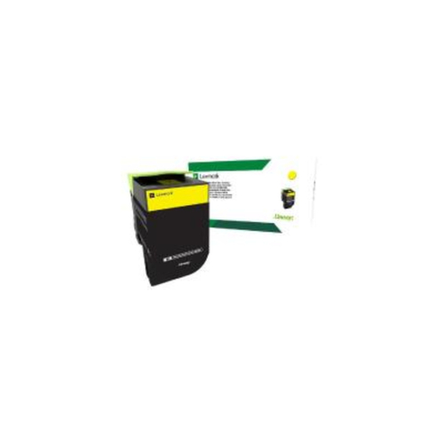 Lexmark 808M Yellow Toner - 1000 pages