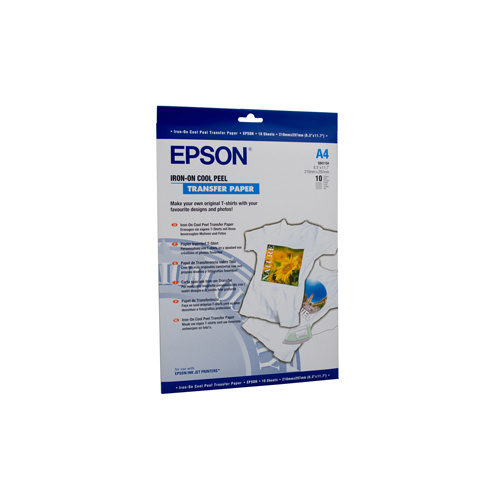 Epson S041154 Iron on Transfers A4 10 Sheets 124gsm