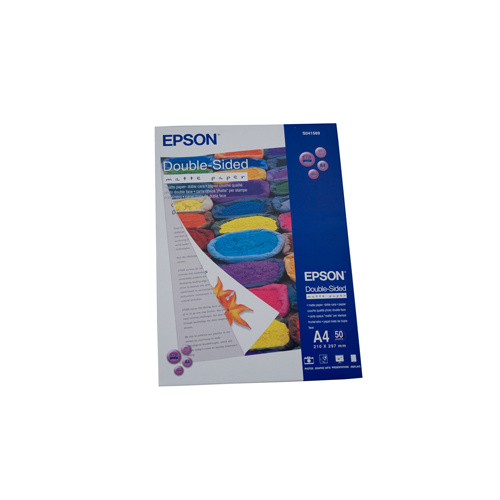 Epson S041569 Double Sided Matte Paper A4 50 Sheets 178gsm