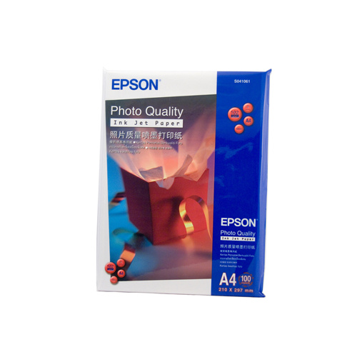 Epson Photo Quality Paper A4 100 Sheets 102gsm