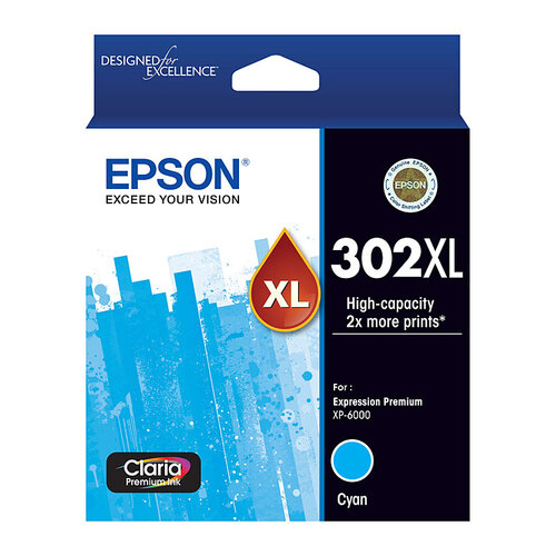 Epson 302 XL Cyan Ink Cartridge
