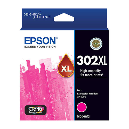 Epson 302 XL Magenta Ink Cartridge