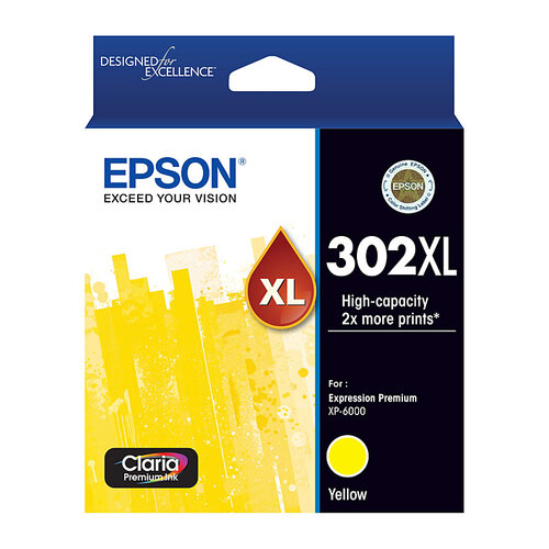 Epson 302 XL Yellow Ink Cartridge