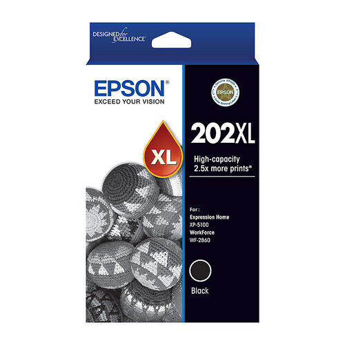 Epson 202 XL Black Ink Cartridge