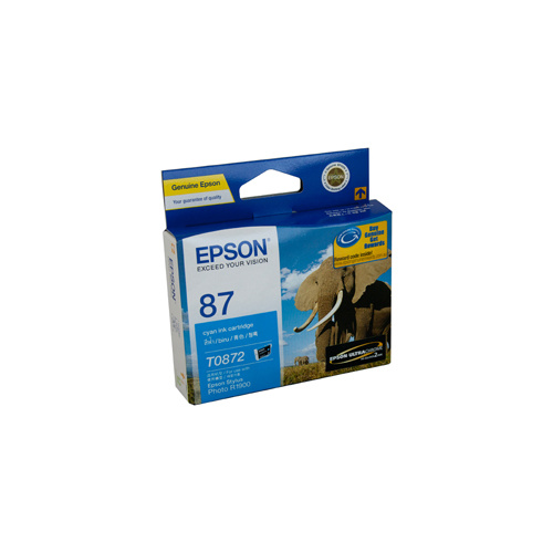 Epson T0872 Cyan Ink Cartridge - 915 pages