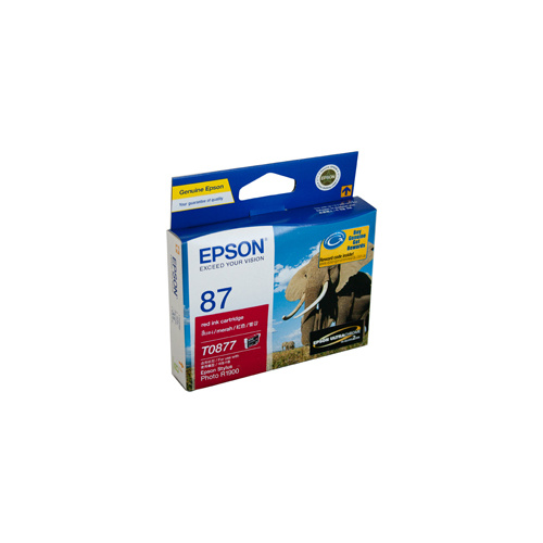 Epson T0877 Red Ink Cartridge - 915 pages
